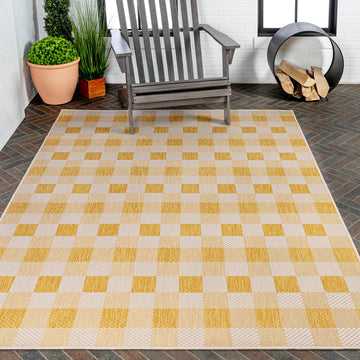 Darcy Traditional Geometric Bold Gingham Area Rug